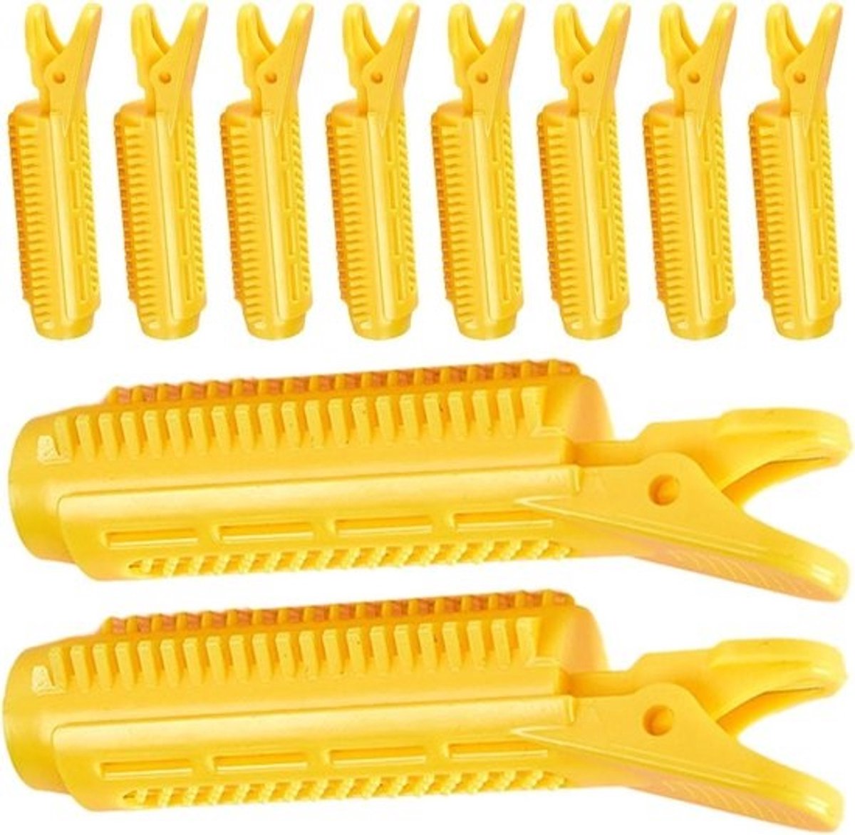 Haarclips Volume - Krullende Wortels - Natuurlijk Volume - Sterke Styling Grip - 10 Stuks - Zwart