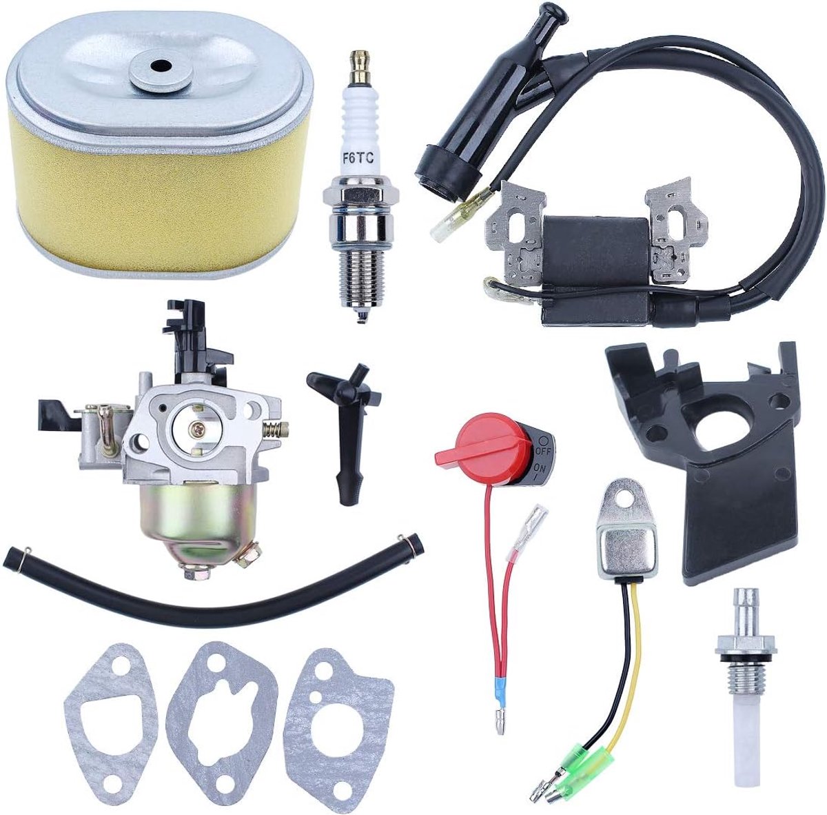 Carburateur met instelset voor Honda GX160 GX200 5.5HP 6.5HP WP30X Motor Waterpomp 16100-ZH8-W61