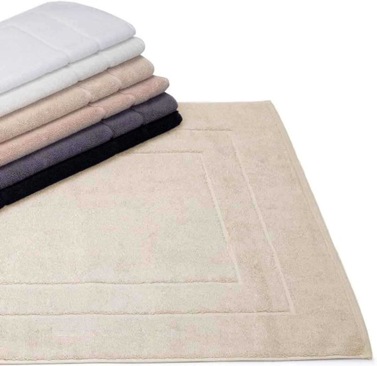 Badmat - Vloerkleed badkamer - Douche comfort - Extra dikke kwaliteit - 60 x 100 cm - Zandkleurig