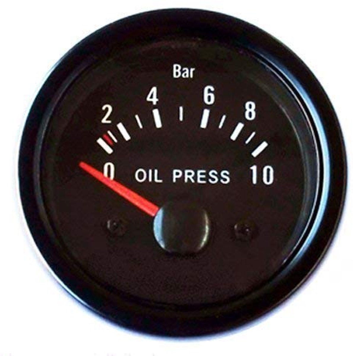 Oliedrukweergave 52 mm Retro Oldschool extra instrument oliedruk universeel