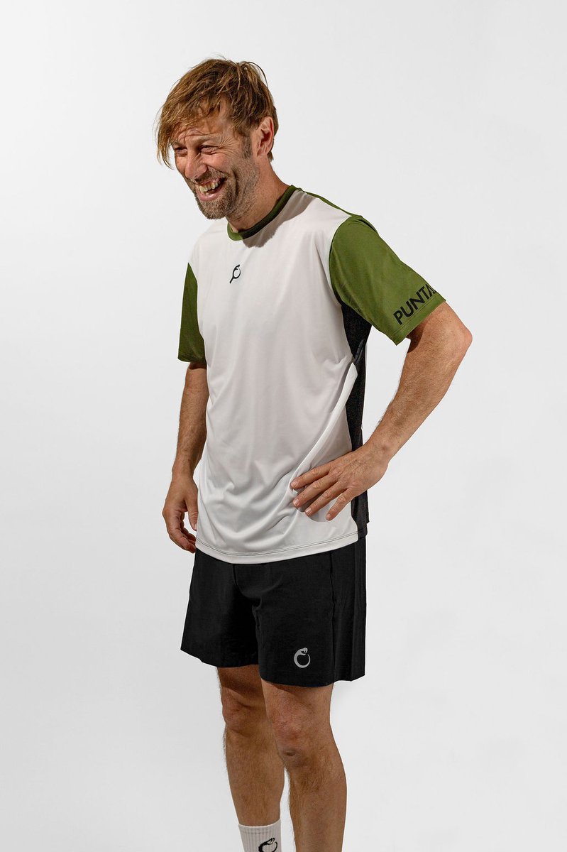 PUNTAZO Padel T-shirt Heren Sportshirt Large groen Korte mouw