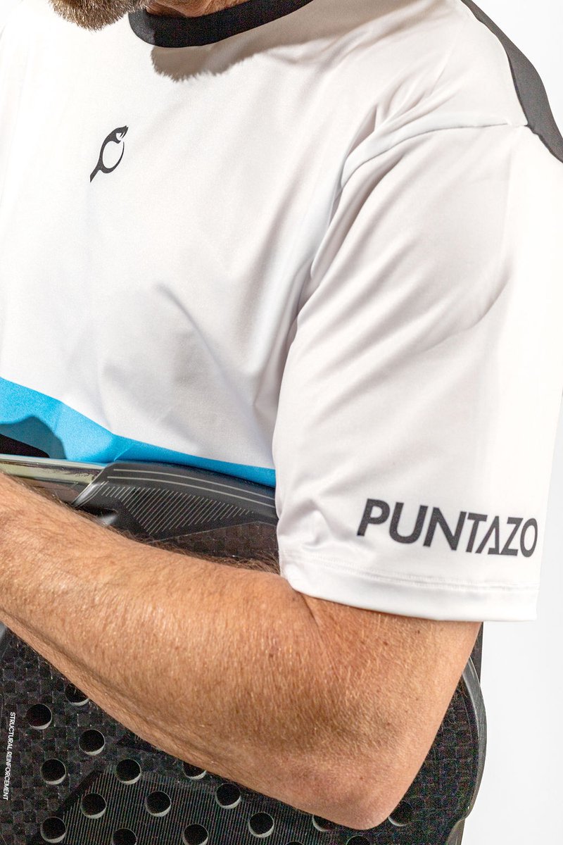 PUNTAZO Padel T-shirt Heren Sportshirt XXL blauw Korte mouw