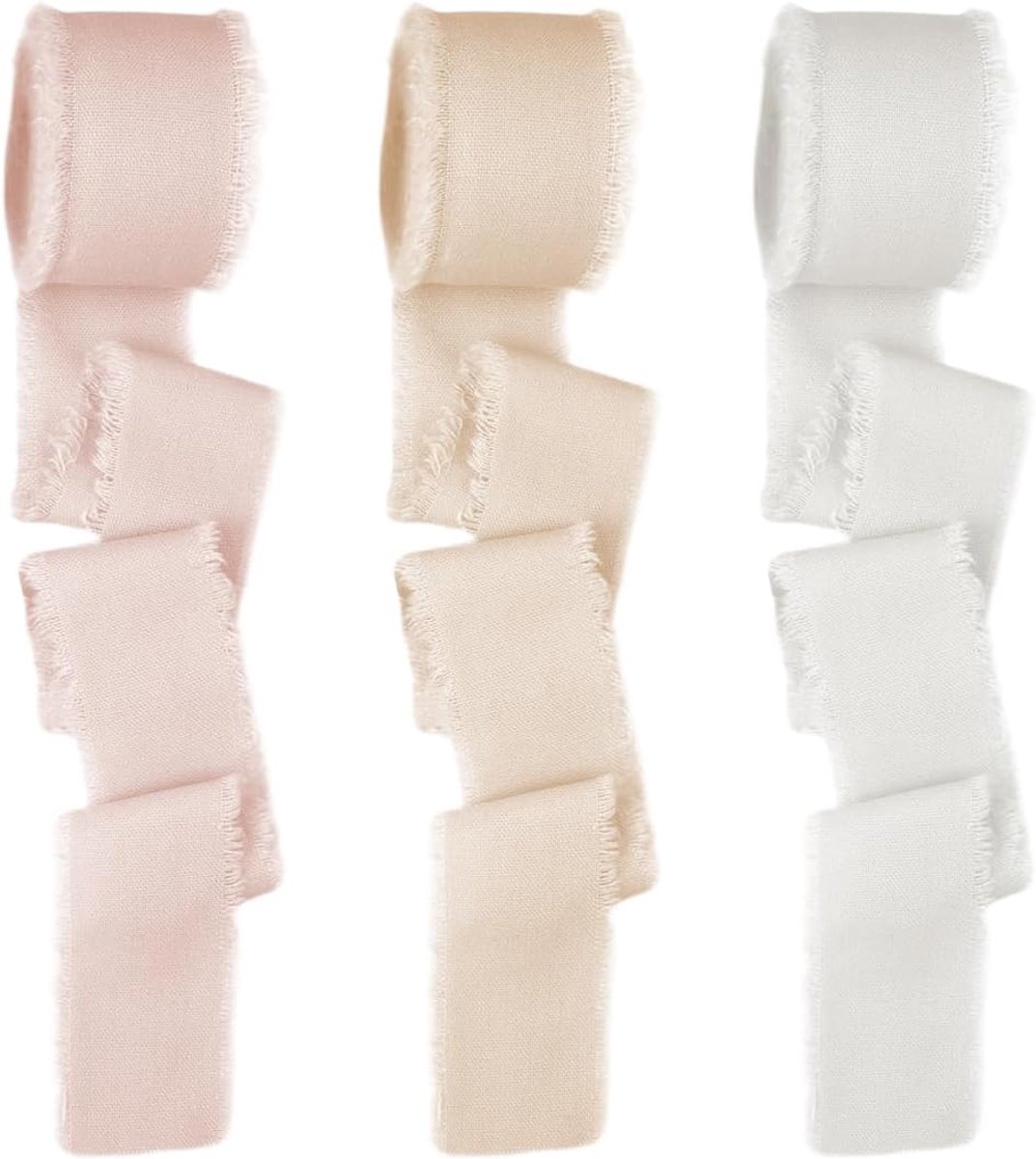 Cadeaulint klassiek romantisch chiffonlint lint bruiloft stoffen lint 15 m x 30 mm