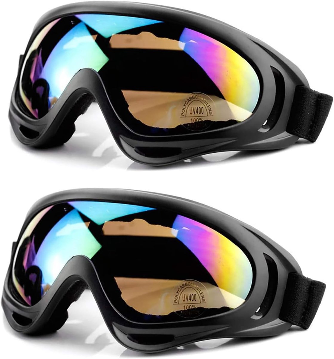 uv-bescherming, motorcrossbril, helmcompatibel, anti-condens-skibril, sportbril voor skiën, motorfietsen