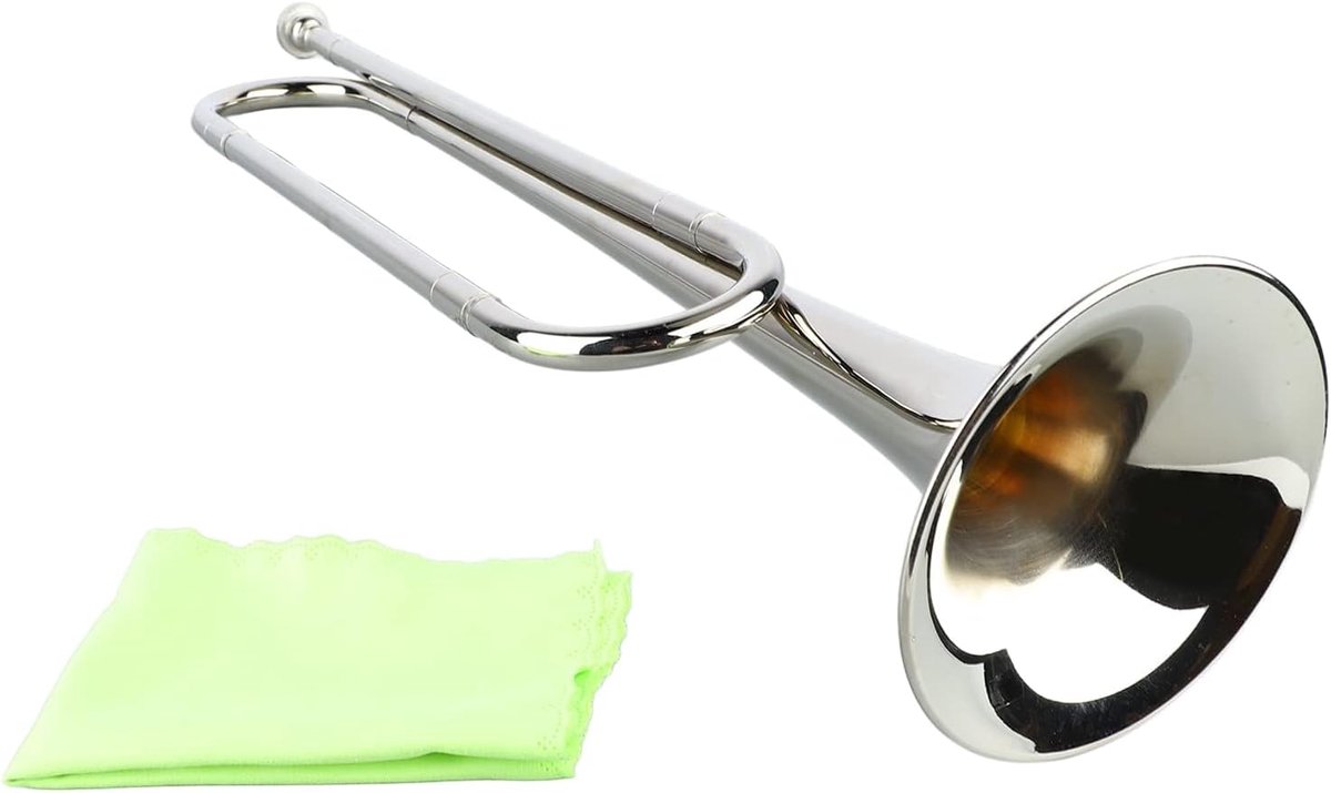 Dailygoods - Trompet Messing - B Flat Bugle - Voor Beginners - Militaire Cavalerie - Schoolband - Ideaal voor Orkest en Marcheren