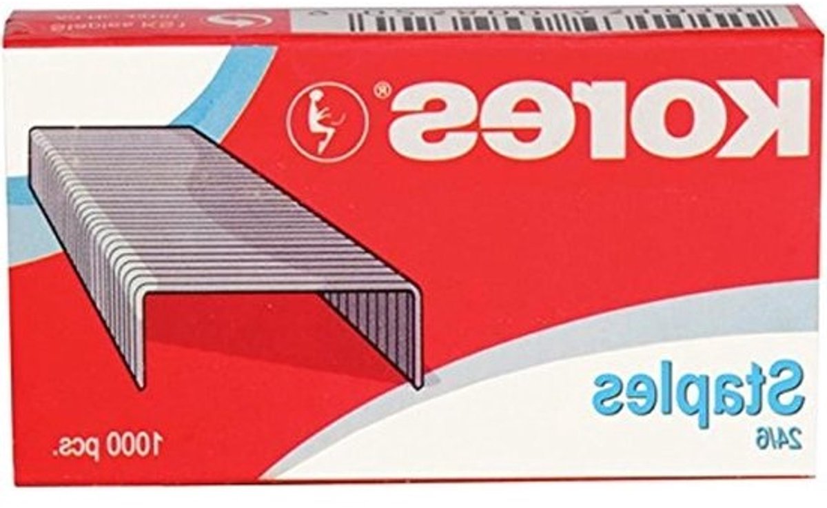 Nietjes 24/6 - Verzinkte nietjes - Papier nieten - Stabiele en duurzame - 1000 stuks - Zilverkleurig