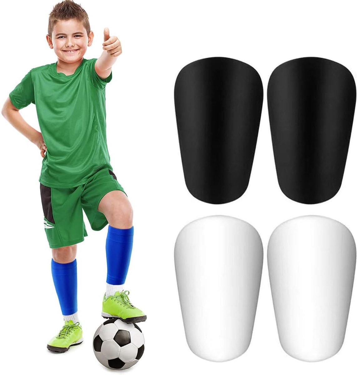 Scheenbeschermers voor voetbal, extra mini-scheenbeschermers, miniatuur scheenbeschermers voor heren, dames, jongens, meisjes, personaliseerbaar, 10 x 6 cm