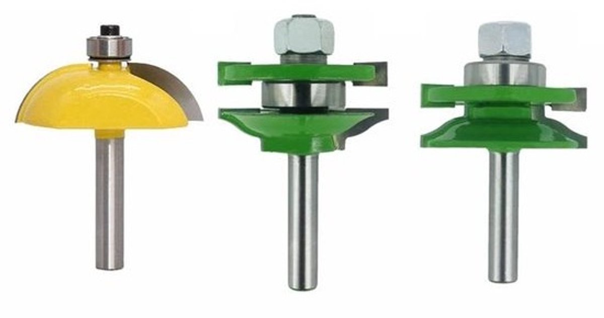 Frees Houtsnijwerk Set - Paneel Frezen - Houtbewerking Kastdeuren - Verhoogd Paneel Ontwerp - 8 MM Schacht - Niet gespecificeerd