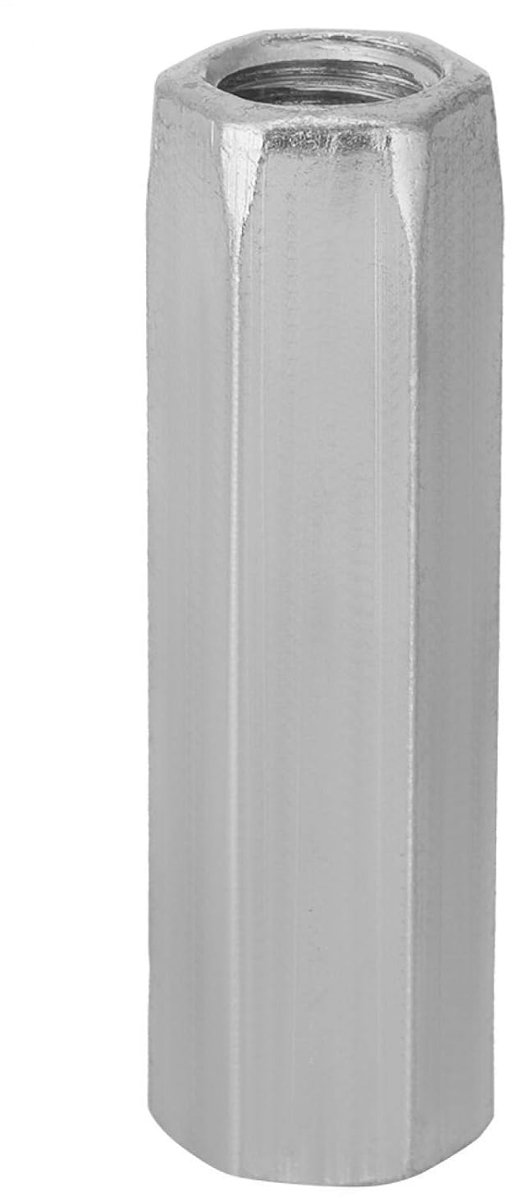 Dailygoods- Zeskantmoer 5st - Koolstofstaal - Gegalvaniseerd - M10 * 50/14 - Schroefdraadbevestigingen - Lange Zeshoekige Moer - Moeren