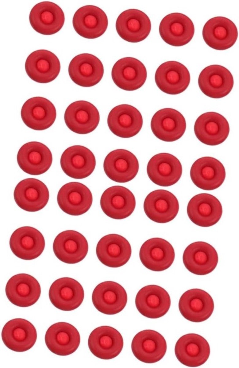 Beschermkap Kitbuis - Lijm Afsluitdop - Lijm Vers Houden - Anti-lek Ontwerp - 20 Stuks - Rood