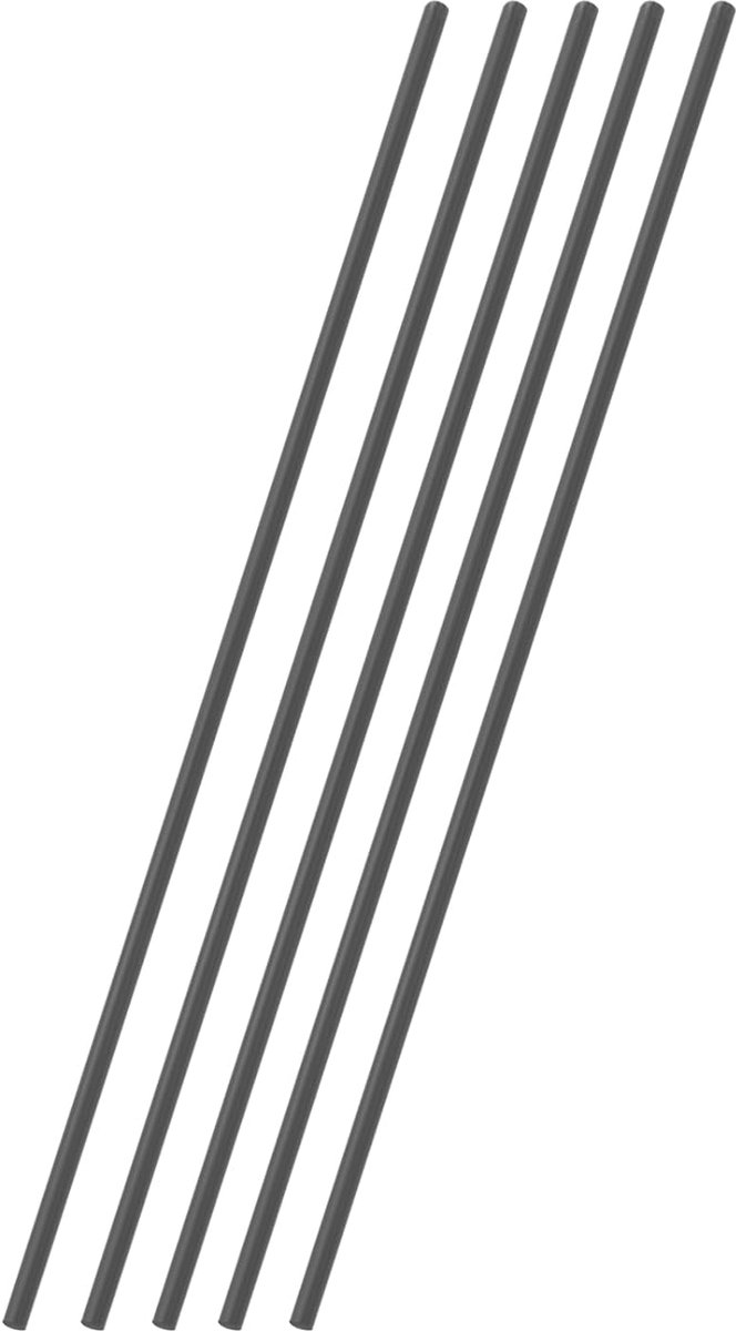 5 staven van koolstofvezel, diameter 3 mm, lengte 204 mm, ronde stangen, solide mat, voor RC vliegtuig, auto, model draak, vleugels, buisarm