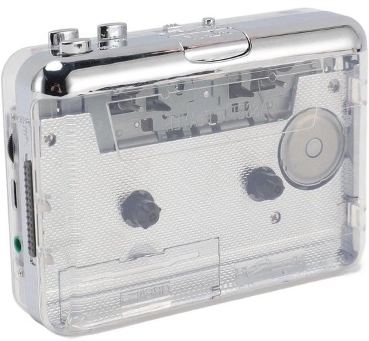 Cassette naar MP3 - Digitale recorder - Muziek digitaliseren - Automatische bandomkeer - 3.5mm interface - Zwart