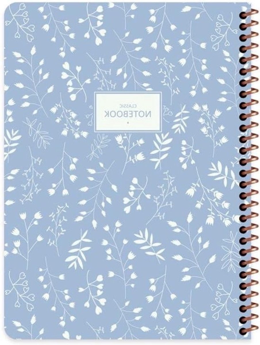 Notitieboek - Schrift Kaftpapier - Schoolwerk - Perforatie - 16.5x22.5cm - Pastel