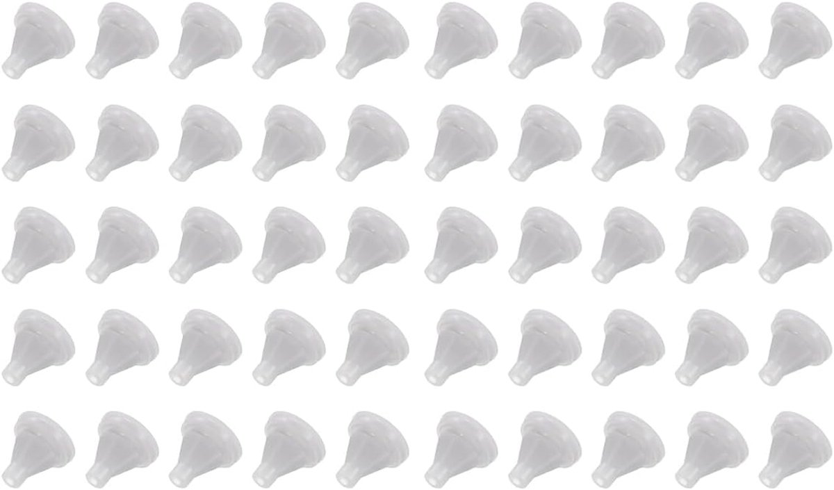 Dailygoods- Sproeikoppen set van 50 - Vervangende siliconen - Geschikt voor 4 mm sproeiergaten - Handdouches - Regendouches - Slijtvast en waterbesten