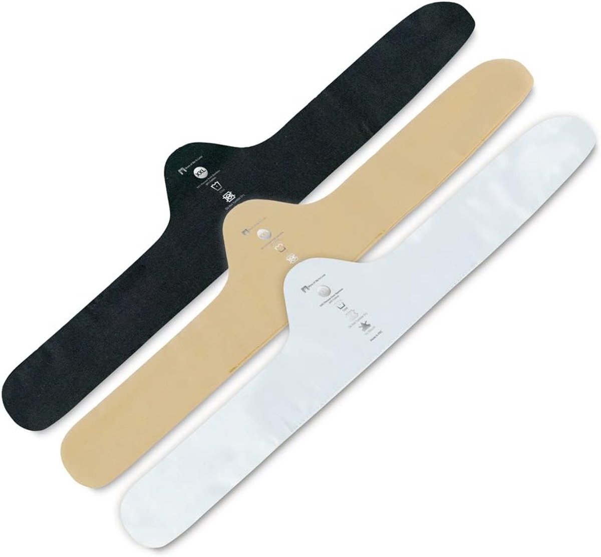 beha-inleg van bamboe en katoen, geen irritatie, rashguard, zwart/wit/beige., XXL
