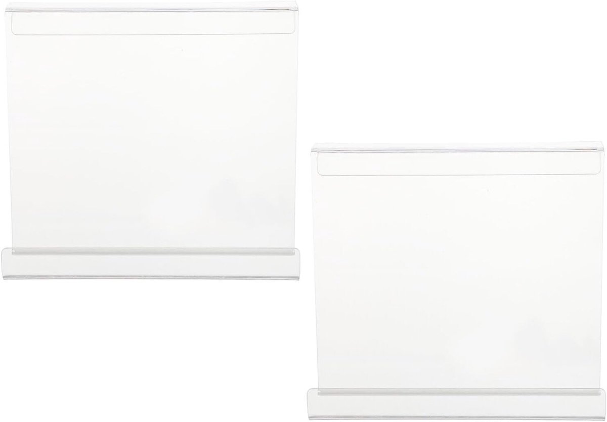 2 Stuks Transparante Acryl Loopband Tablet Houder Verstelbare Leesstandaard voor Boeken Mobiele Telefoon Eenvoudige Installatie Compatibel Draagbare Displayplank voor Thuisfitness