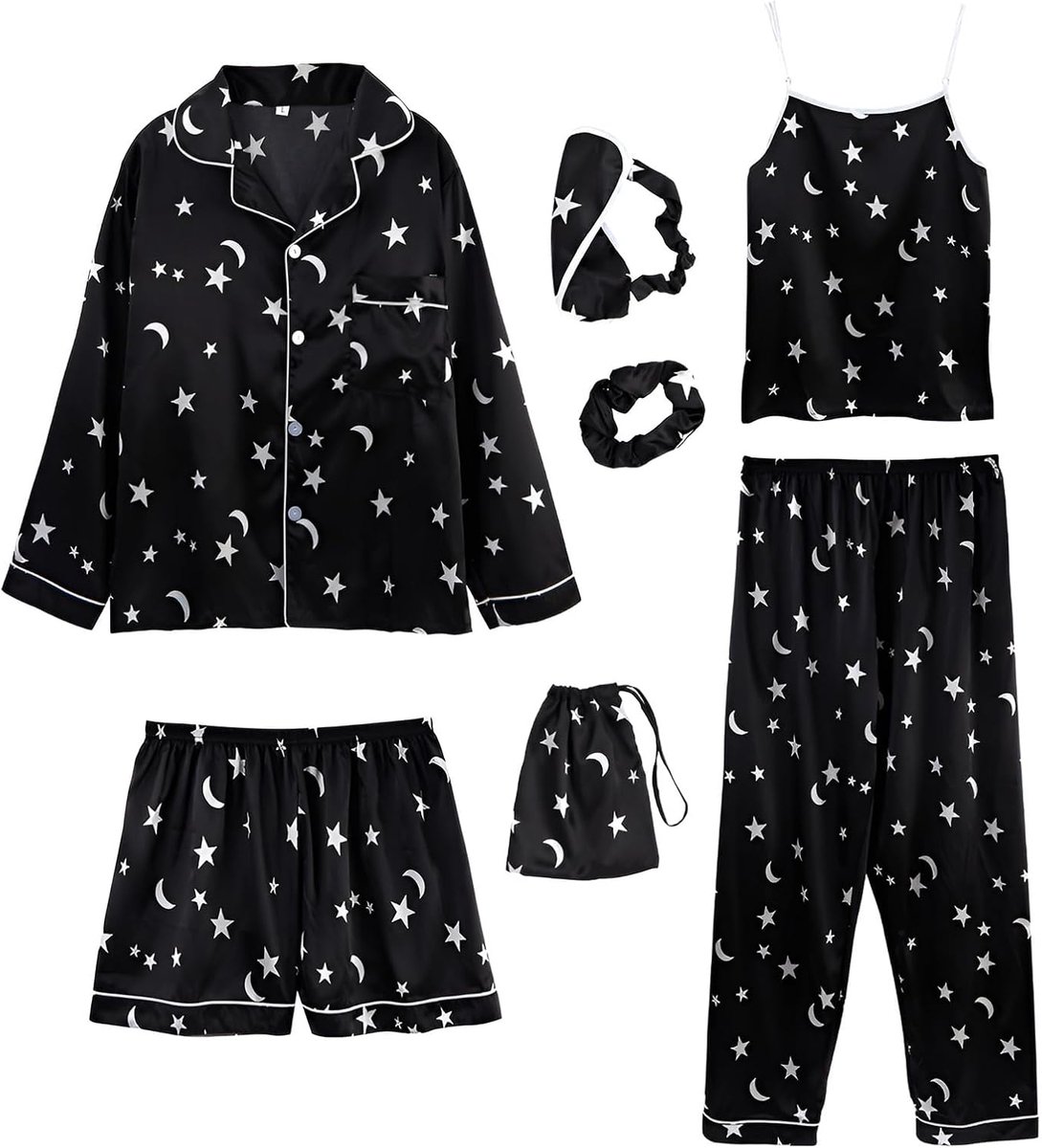Sexy Bloemen Kanten 4-Delige Satijnen Pyjama Set Babydoll Erotische Lingerie Outfit