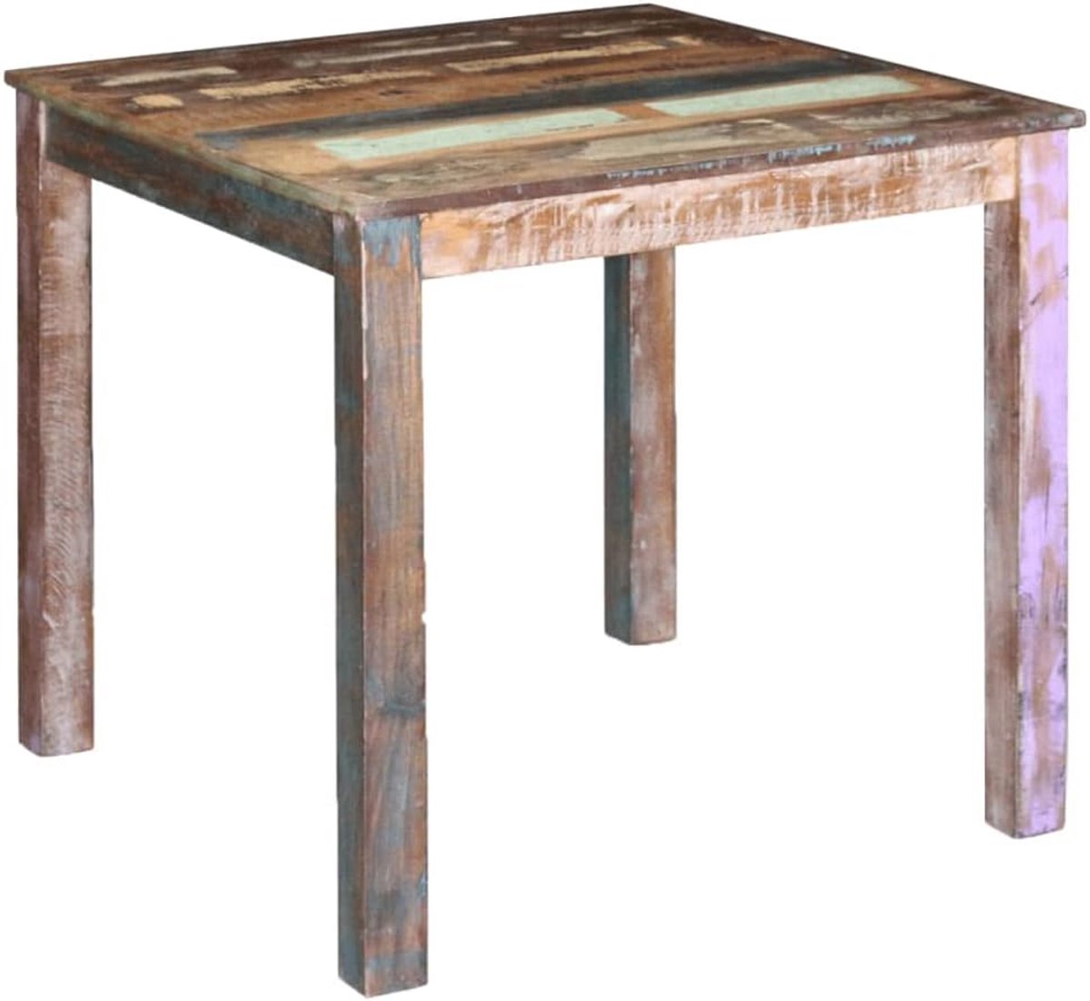 Gerecycled hout antiek compact 80x82x76 cm