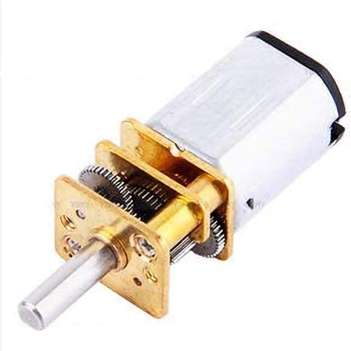 DC-borstelmotor 6V 30 RPM - metalen versnellingsbak - slijtvast en stabiele prestaties - veelzijdig inzetbaar - ShopVlot