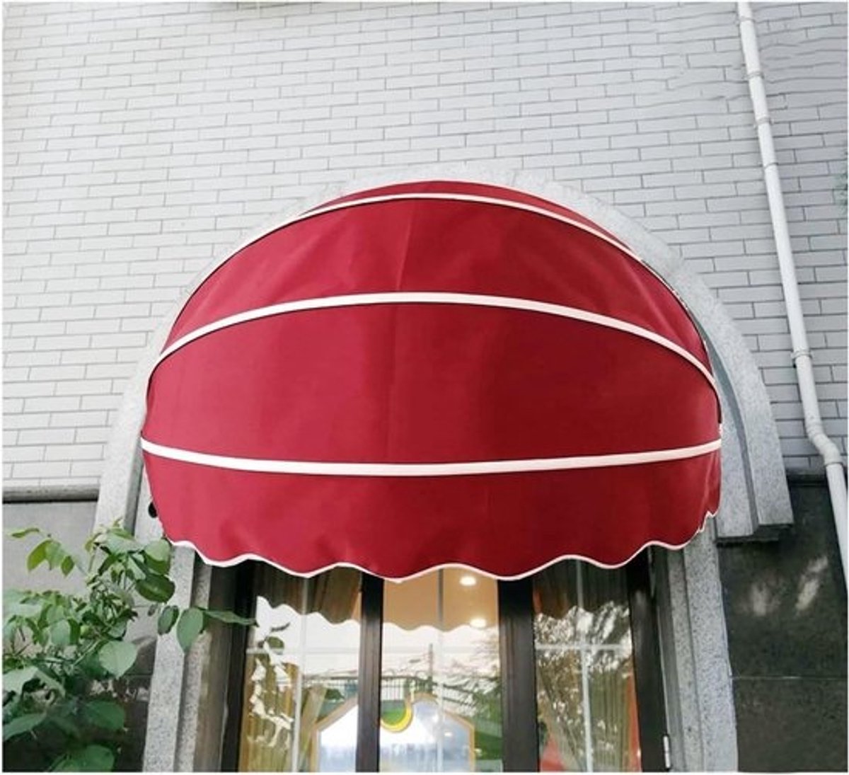 Koepel Luifel - Zonnescherm Beschutting - Buiten Beschermen - Opvouwbaar Waterdicht - 100 cm Diameter - Zwart