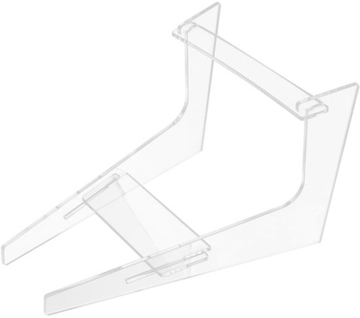 YARNOW Transparante Acryl Gitaarstandaard met Antislip Basis Afneembare Ukulele Houder Multifunctionele Vloerhouder voor Akoestische Elektrische Basgitaar Instrumenten Eenvoudig Te