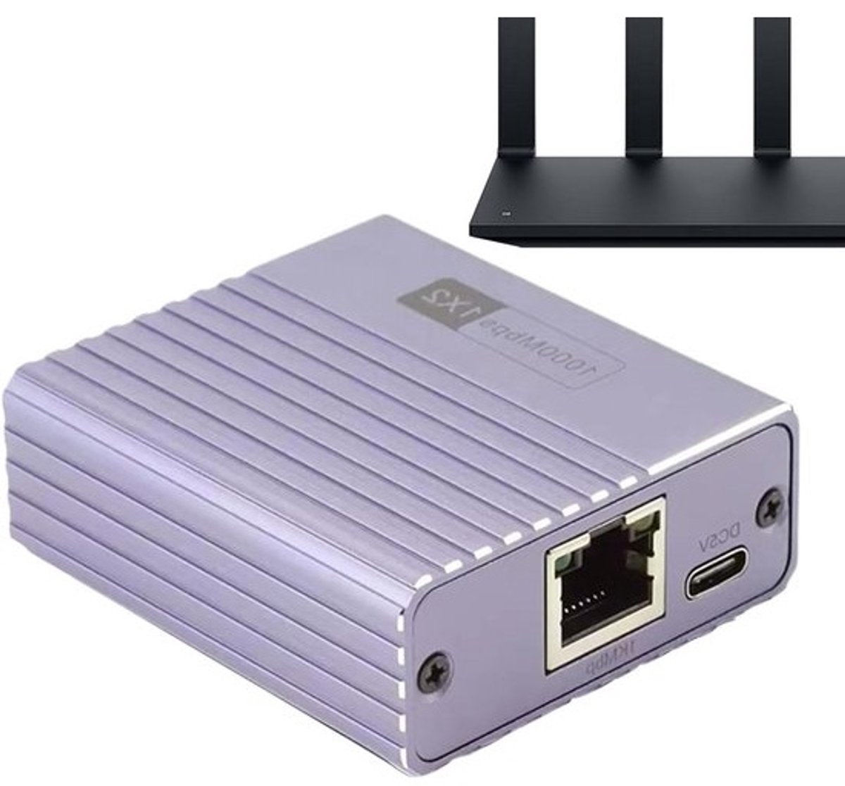 Netwerk Splitter - Ethernet Kabel Splitter - Netwerk Uitbreiden - 1 Ingang 4 Uitgangen