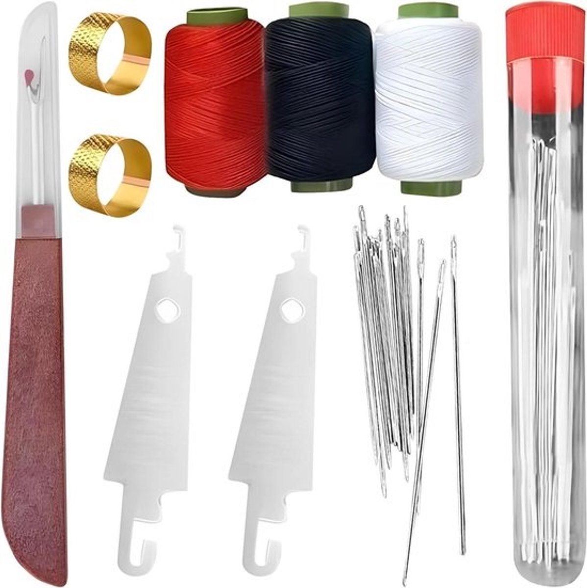 Naaipakket - Naaiset - Kleding repareren - Multifunctionele set - 37 delen - Multicolor