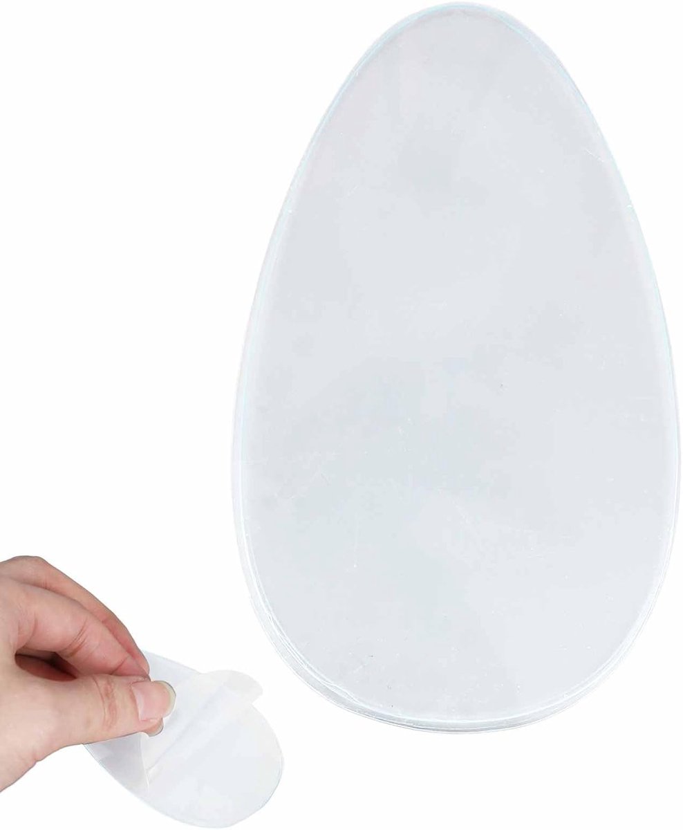Dailygoods- Siliconen Pad Ergonomisch Ontwerp - Herbruikbaar - Zelfklevend - Geschikt voor Leggings/Yogabroeken - Zacht voor Gevoelige Huid - Afmeting