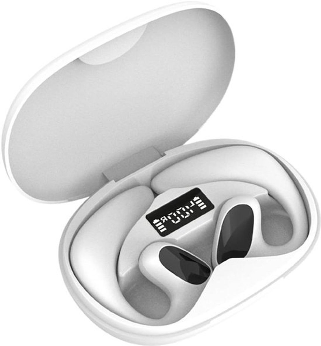 Oortelefoon Vertaler - Taal Oordopjes - Communicatie Verbeteren - Real-time Tweerichtingsvertaling - 11 x 45 cm - Wit