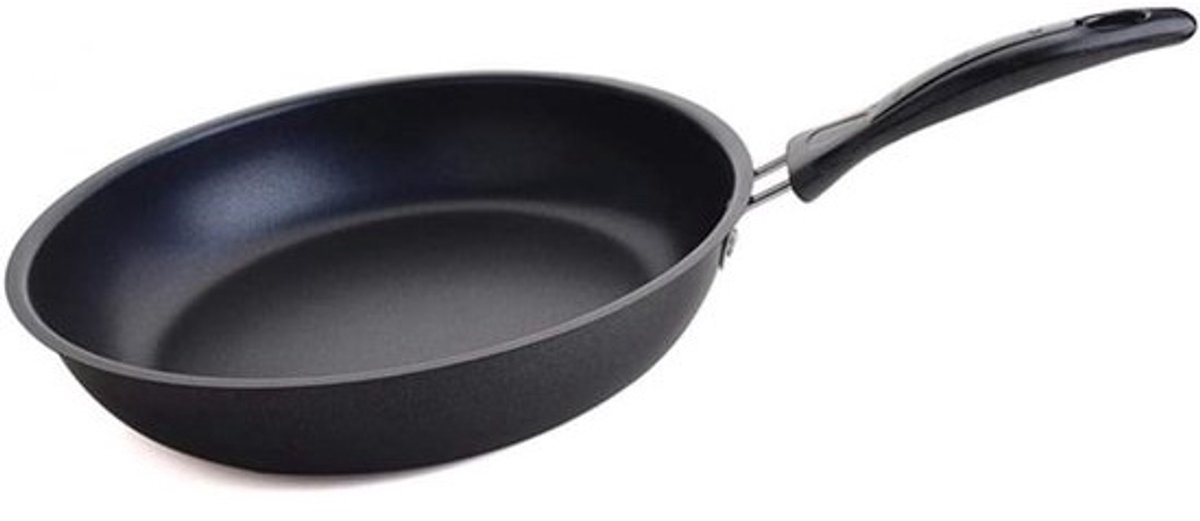 Koekenpan - Wokpan anti-aanbak - Thuis koken - Stuk gevormde bodem - 24 cm