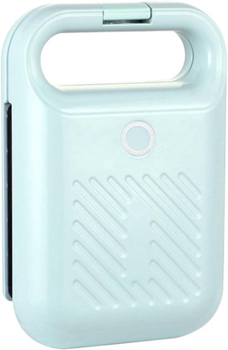Elektrische Sandwichmaker - Tosti Apparaat - Ontbijt Maken - Anti-Aanbak Platen - 9.5x17.7x9.5 cm - Lichtgroen