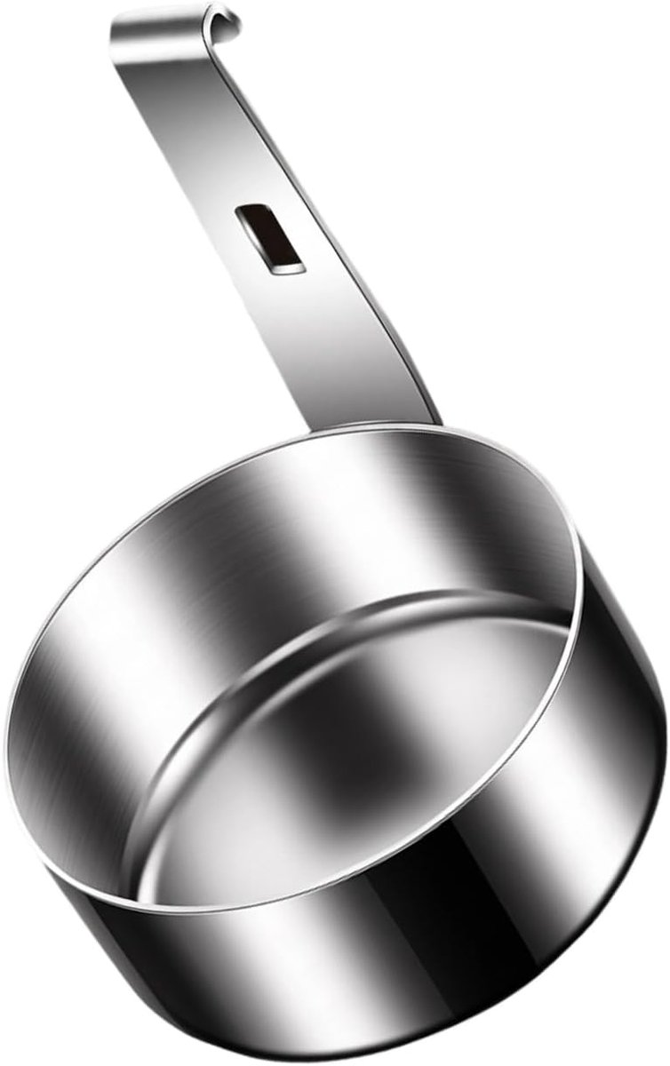 Eierkoker - eierkoker 1 eieren - Eierstoompan - eipocheerders - Eiervorm - keukengereedschap - eipocheerder pan - Geschikt voor hard en middelhard gekookte eieren - Zilver - Cirkel