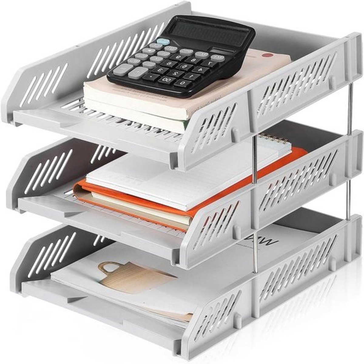 Papierlade Organizer - Dossierhouder Bureau - Bureau Organiseren - Vochtresistent Hol Ontwerp - 3440x2740x1260cm - Zoals Afgebeeld