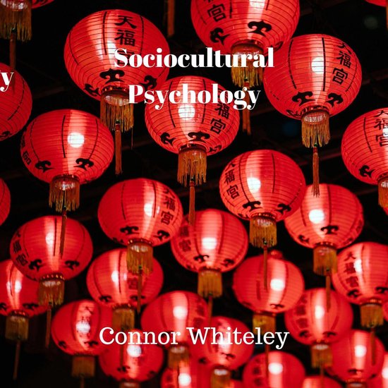 Sociocultural Psychology - cover