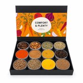 Ottolenghi Kruidenbox - 12 Kruiden + Recepten In Cadeauverpakking - Voor Comfort & Plenty - Geschenkdoos - Koken - Kruidenpotjes - Cadeau - TeaSaltAndSpices - Kookboek