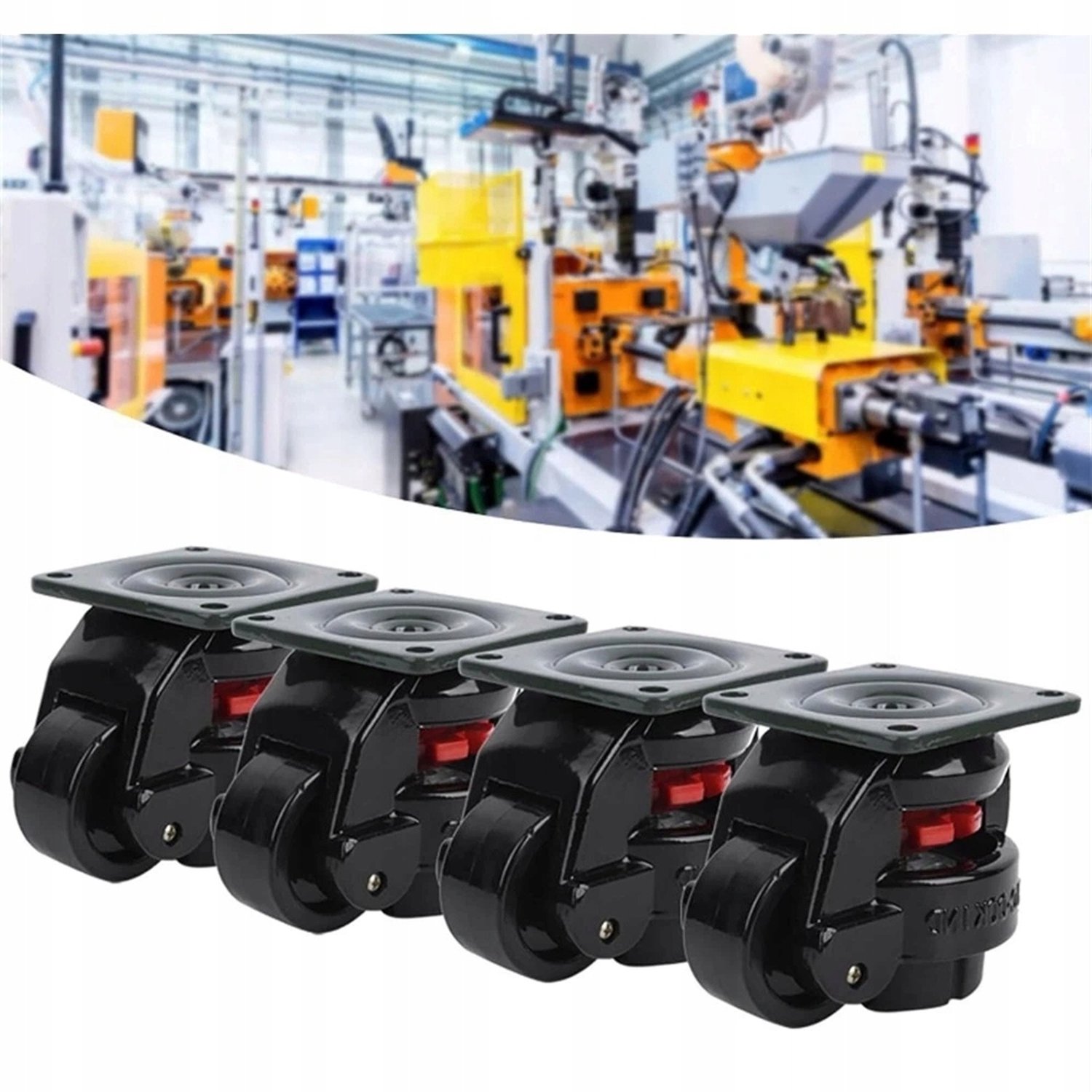 4x Zwenkwielen voor Transport & Meubels - 50mm, Merkloos