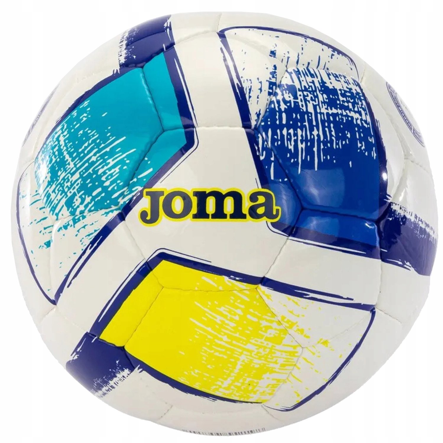 Joma Dali II Voetbal Maat 5 - Duurzaam TPU, Wit/Blauw/Turquoise