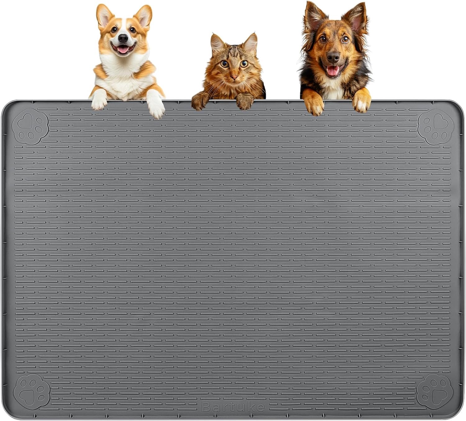 Famanu - Futtermat Extra groot - voorkomt verschuiven tijdens het voeren - gemakkelijk schoon te maken - kleur onbekend