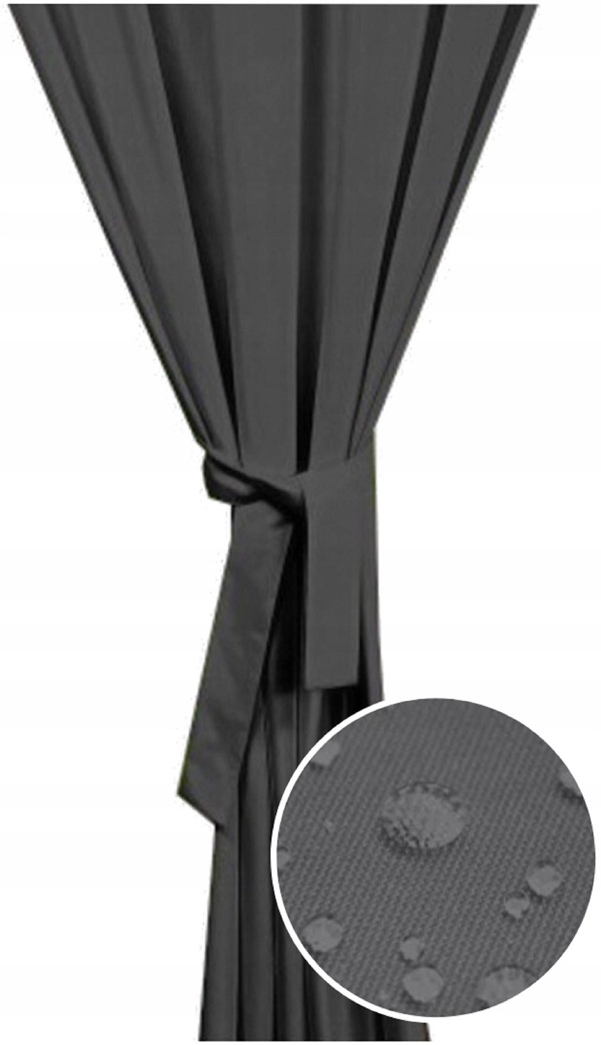 Waterdichte Gordijn Tie-back Sjerp 8x150 cm - Decoratieve en Praktische Oplossing