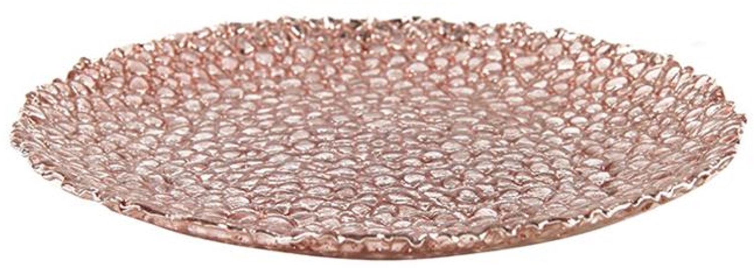Decostar Sierbord Vuil Roze Glas Ø 29,5cm
