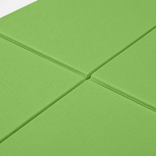 Yogamat antislip - 6 mm - opvouwbaar - met tas - groen van Yogamat — afbeelding 5