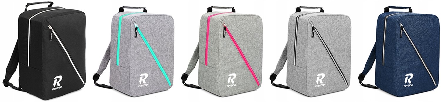 Vliegtuig handbagage rugzak 40x30x20cm, ideaal voor Wizz Air & Ryanair