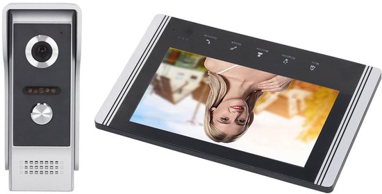 Video Deurbel Intercom Systeem - 7 Inch WiFi Scherm - 800x480 Resolutie - ABS Aluminium - Voor Wandmontage — afbeelding 5