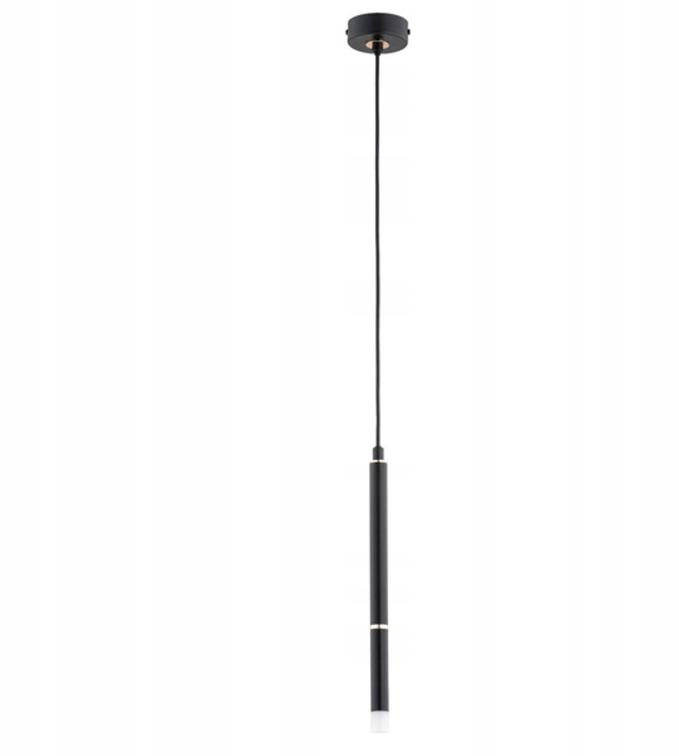 Alfa Desto Hanglamp Goud Zwart Tuba Minimalistisch Verstelbaar
