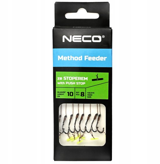 Neco Method Feeder Loodlijnen Maat 12 - 8 Stuks — afbeelding 2