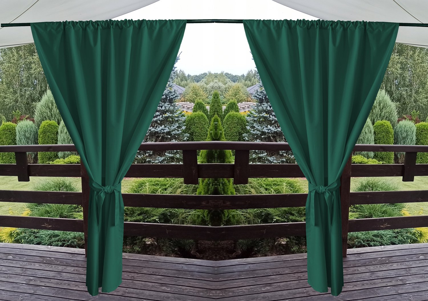 Waterdichte Tuindoek voor Paviljoen/Terras - Flesgroen 155x240cm