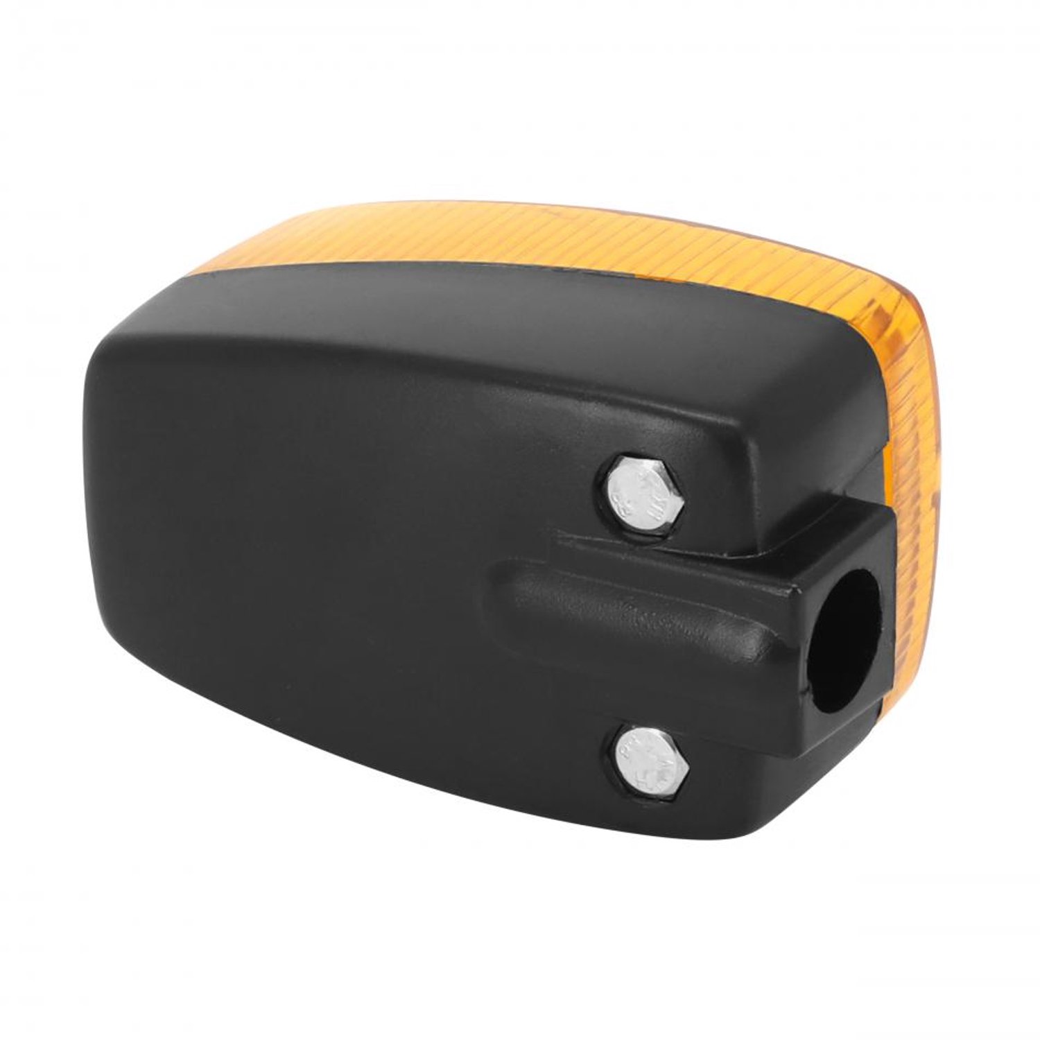 Un clignotant noir et orange type Luxor 2008 pour mobylette MBK 51 cyclomoteur