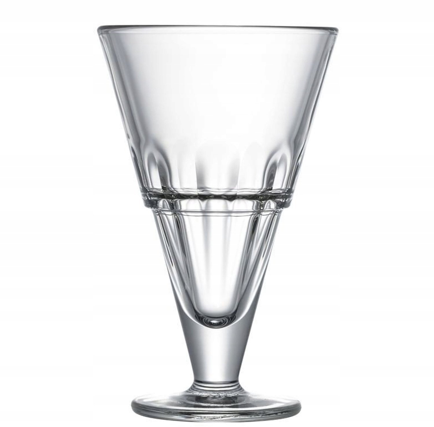 Merkloos IJscoupe Glas 360 ml - Elegant Dessert Glas op Voet