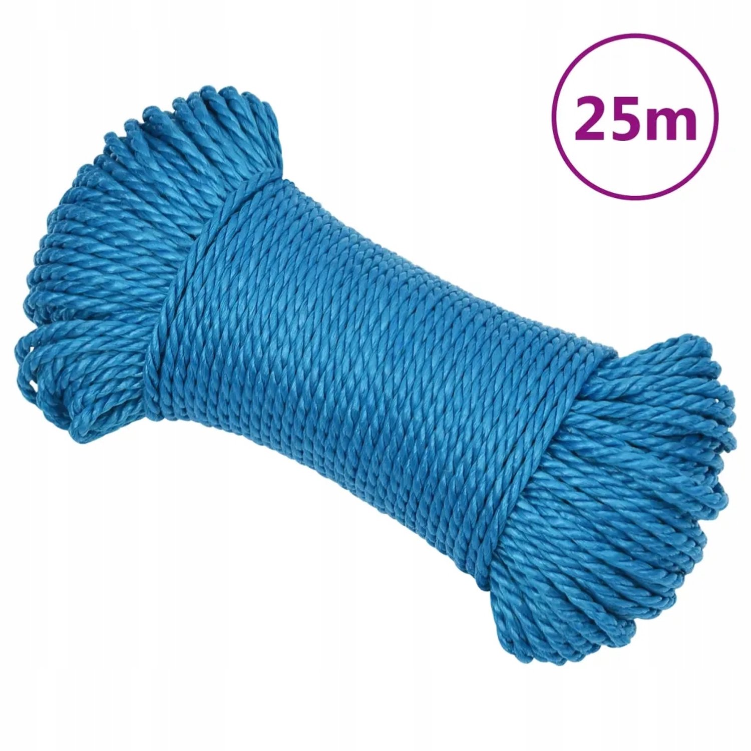 Blauwe PP Touw 8mm x 25m - Duurzaam & Waterdicht