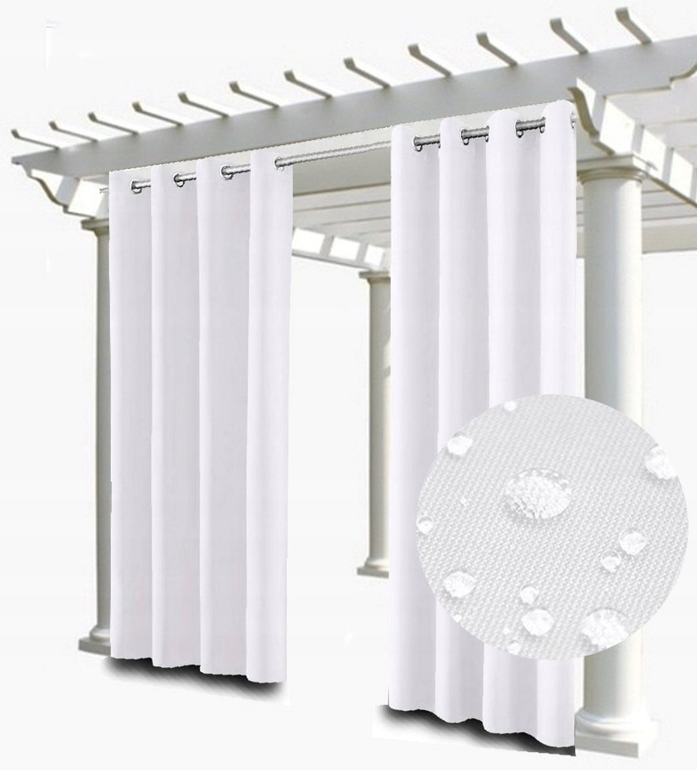 Waterdichte Tuindoek Gordijn 155x240cm voor Paviljoen, Terras, Tuin